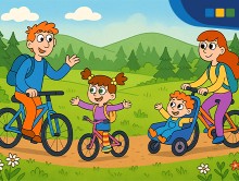 Kerékpáros túrák MÁV, SZESZA, Sáriék a vonaton, kerékpáros túrák