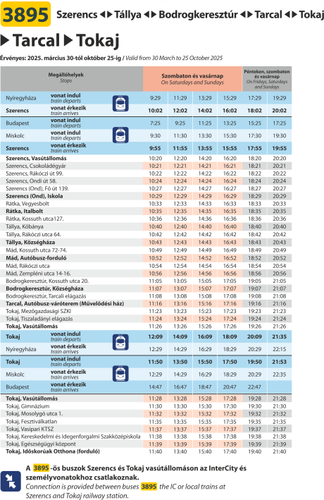 Tokajbusz - 3895, Tokaj felé Tokajbusz - 3895, Tokaj felé