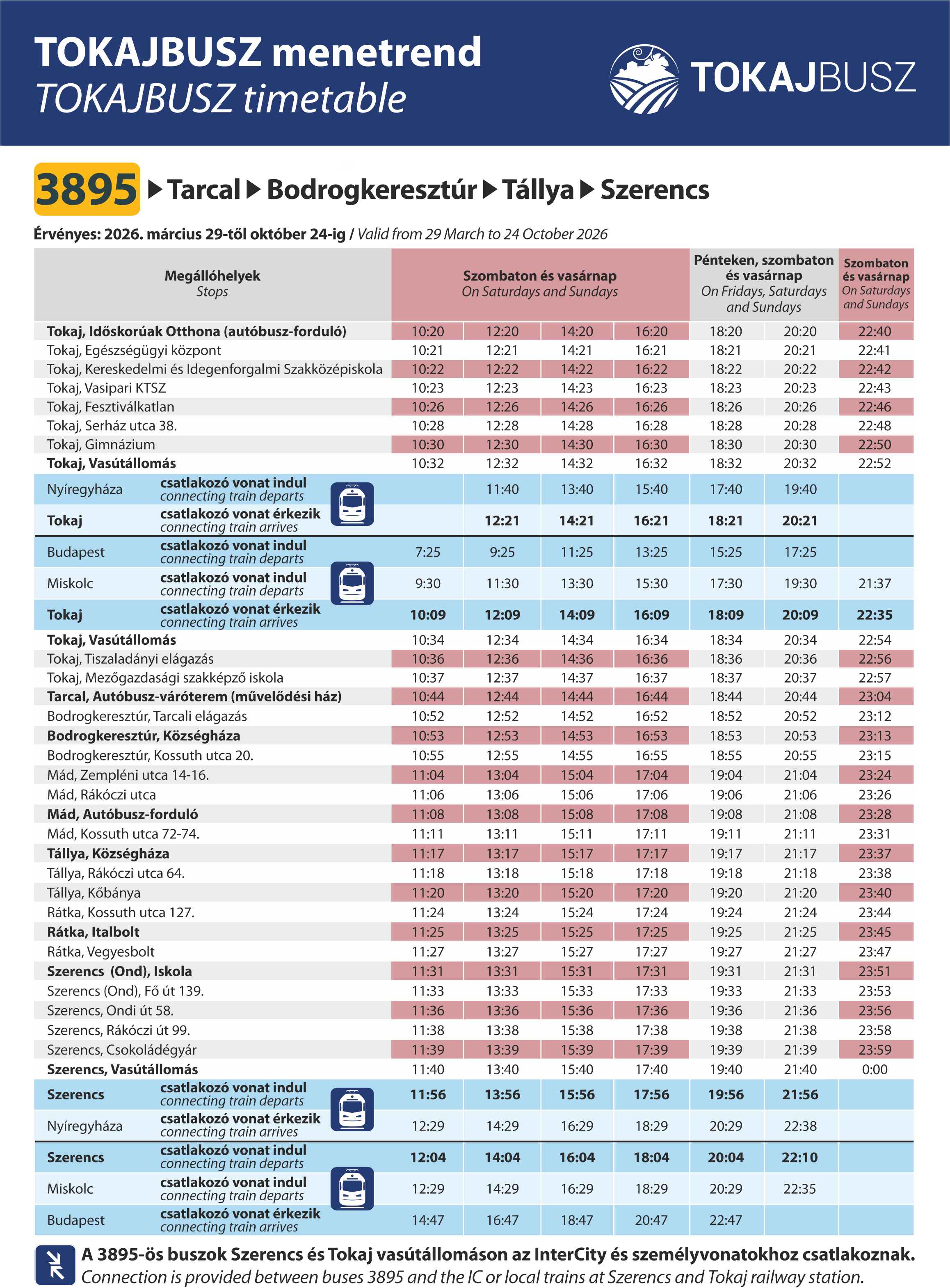 Tokajbusz - 3895, Szerencs felé Tokajbusz - 3895, Szerencs felé