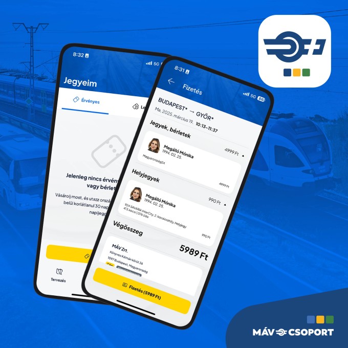 Új MÁV+ app - tesztelés (Készítette: MÁV)