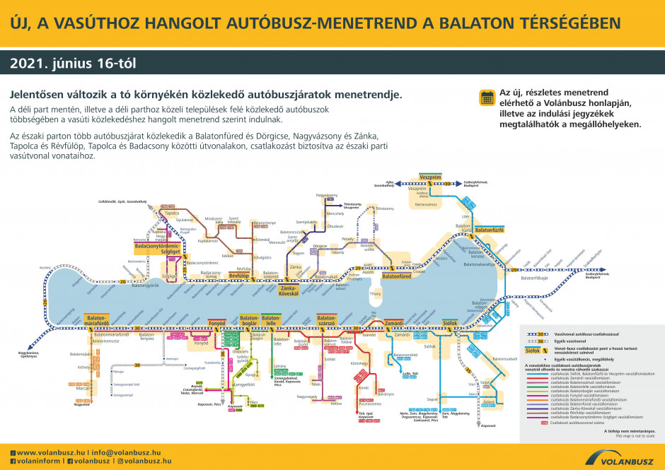 Csatlakozó buszjáratok Csatlakozó buszjáratok